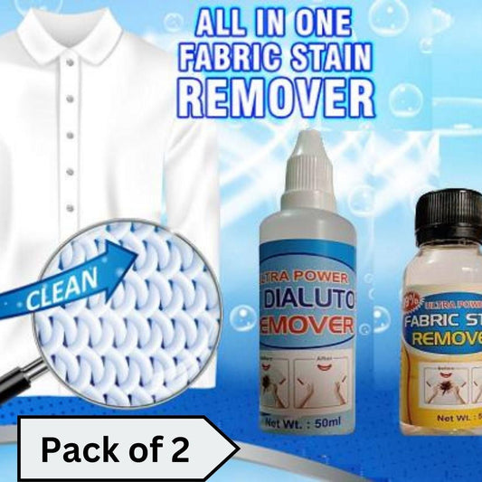 All in One Fabric Stain Remover 50 ML (Pack of 2 Bottle 50ml Each)